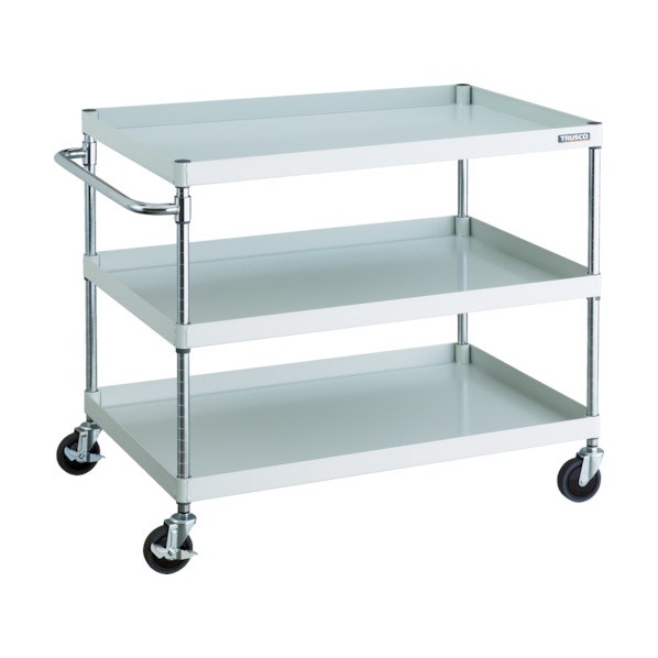 トラスコ フェニックスワゴン 1000X650XH880 3段 W色 PEW-9103-W 1|DIY FACTORY ONLINE SHOP