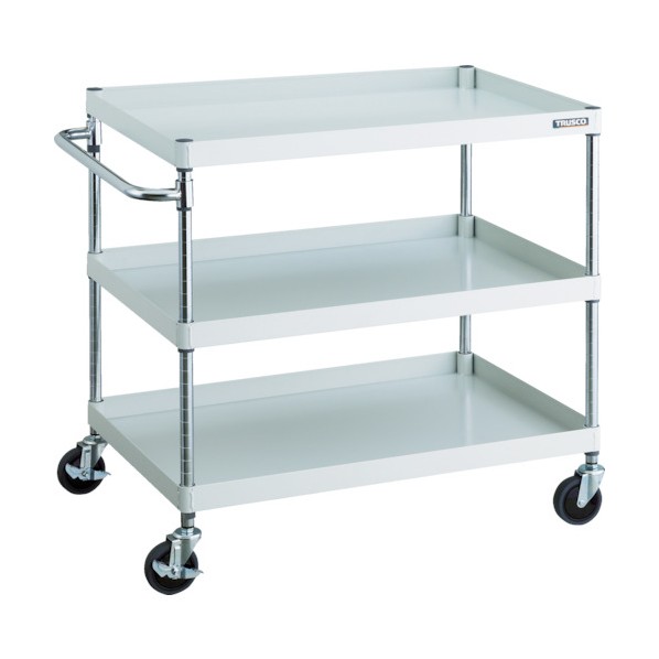 トラスコ(TRUSCO) フェニックスワゴン 900X600XH880 3段 W色 PEW-993-W|DIY FACTORY ONLINE SHOP