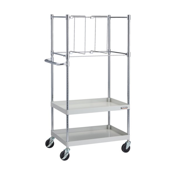 トラスコ フェニックスワゴン 省音 750X500XH1500 立掛け用 W PEW-1572KS-W 1点