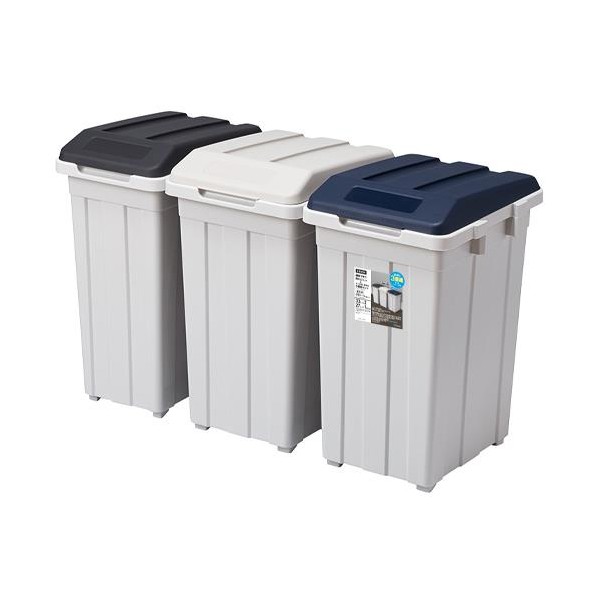 33L/27L ダストボックス(黒･白･紺 3個組) EA995A-16A 1セット【2506DFD_3】