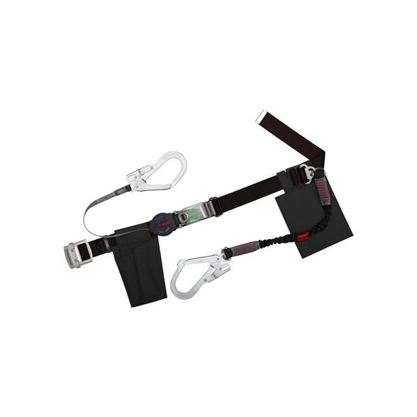 墜落制止用器具(胴ベルト/伸縮+巻取式2丁掛ケ EA998FR-182 1個【2506DFD_3】