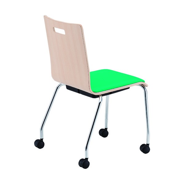 ※法人専用品※藤沢工業 リフレッシュチェア PM-K60MP-NA クリアグリーン PM-K60MP-NA-CGE 1点