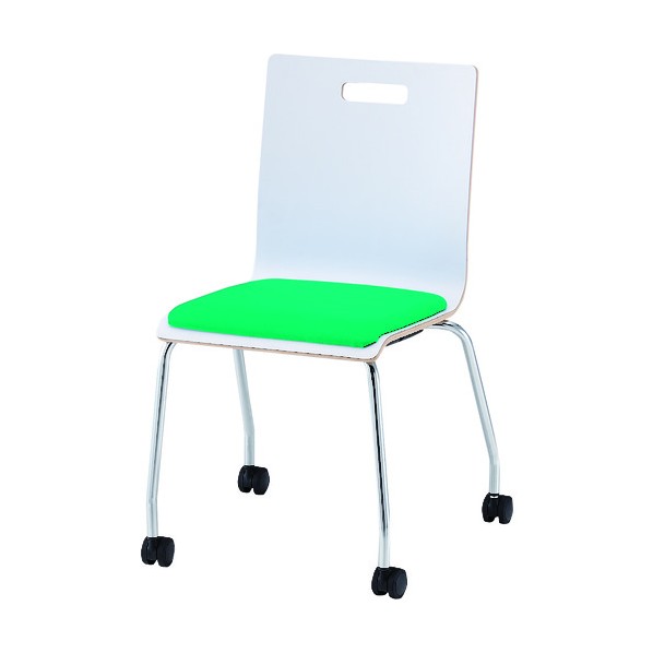※法人専用品※藤沢工業 リフレッシュチェア PM-K60MP-WH クリアグリーン PM-K60MP-WH-CGE 1点