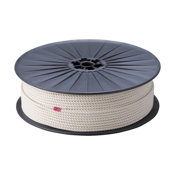 トラスコ 綿ロープ３つ打線径１２ｍｍＸ長さ１００ｍ 360 x 360 x 195 mm R-12100M 1点｜DIY FACTORY ONLINE SHOP