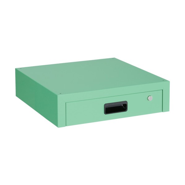 トラスコ ラビットワゴン用抽き出し１段５００Ｘ５００ＹＧ色 510 x 510 x 145 粍 RBW-55V YG 1点
