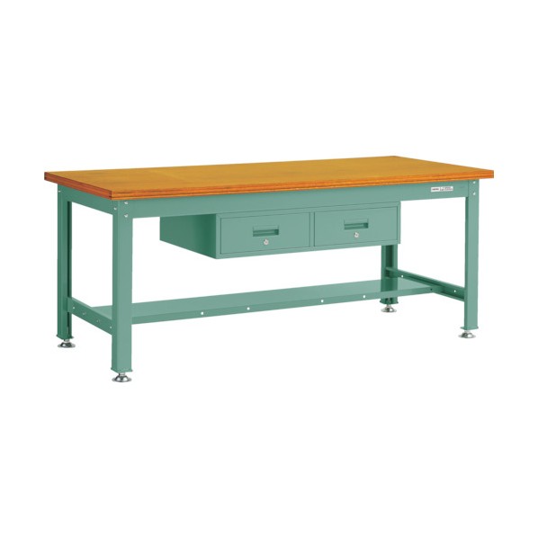 トラスコ ＲＤＷ型作業台１８００Ｘ９００ＸＨ７４０２列引出付 RDW1809FL2 8500 1点｜DIY FACTORY ONLINE SHOP 87,450円