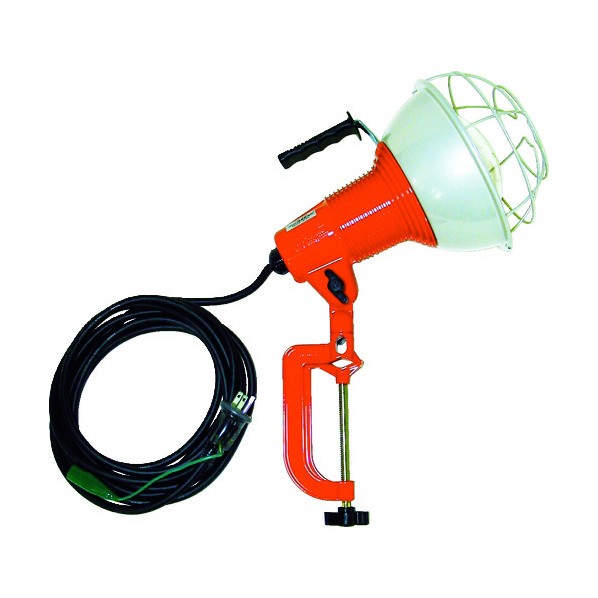 ハタヤ ハタヤ防雨型作業灯リフレクターランプ500W100V接地付5mバイス付 5m RG-505K 1点