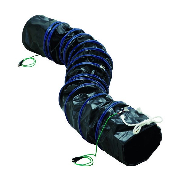 トラスコ(TRUSCO) フレキシブルダクト帯電防止タイプアース付Φ２００Ｘ長さ５ｍ 240 x 240 x 341 mm RFA-200 1点｜DIY FACTORY ONLINE SHOP