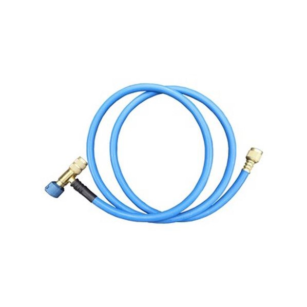 エスコ 150糎/R32.R410A 弁膜付チャージングホース/青 EA101結核症-22 1本【2506DFD_3】