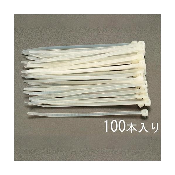 エスコ 760x 9.0mm 結束バンド(100本) EA475-760 1袋【2506DFD_3】