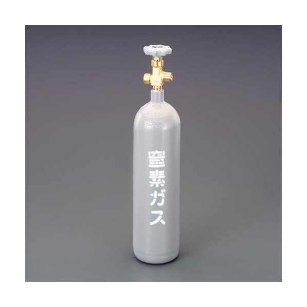 2.1L 窒素ボンベ(容器ノミ) EA301-1A 1個【2506DFD_3】