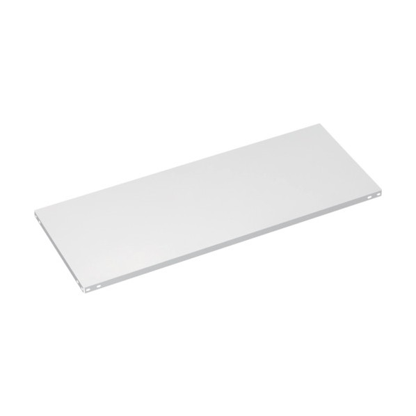 トラスコ セミボルトレス軽量棚 棚板 1800X450 中段金具付 W色 SBL-64TNUS-W 1