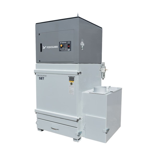 淀川電機 溶接ヒューム用 集塵機(タイマー式パルスジェット除塵) SET 三相200V(2.2kW・IE3モータ)50Hz SET220P-50HZ 1点