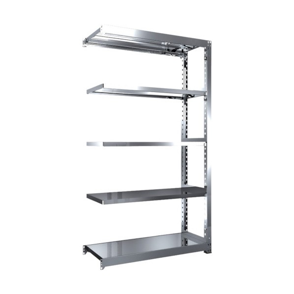 ※法人専用品※トラスコ SM3型SUS棚 1200X471XH2100 5段 連結 SM3-7455B 1｜DIY FACTORY ONLINE SHOP 109,500円