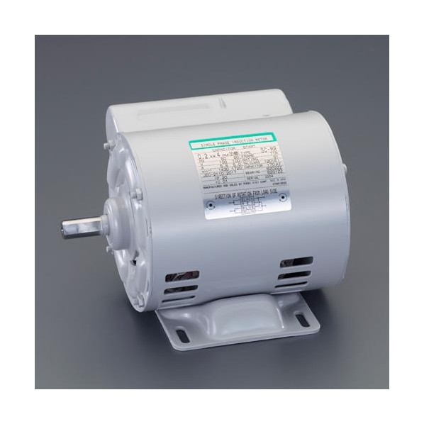※法人専用品※エスコ AC100V.400W 単相モーター(コンデンサ始動式) EA968AB-400A 1台【2506DFD_3】｜DIY FACTORY ONLINE SHOP