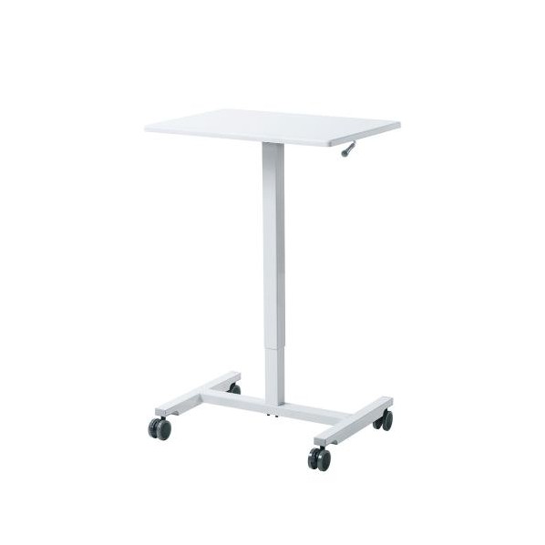 エスコ(esco) 620x435x765-1105mm 昇降デスク(ホワイト) EA954HC-548 1個【2506DFD_3】｜DIY FACTORY ONLINE SHOP