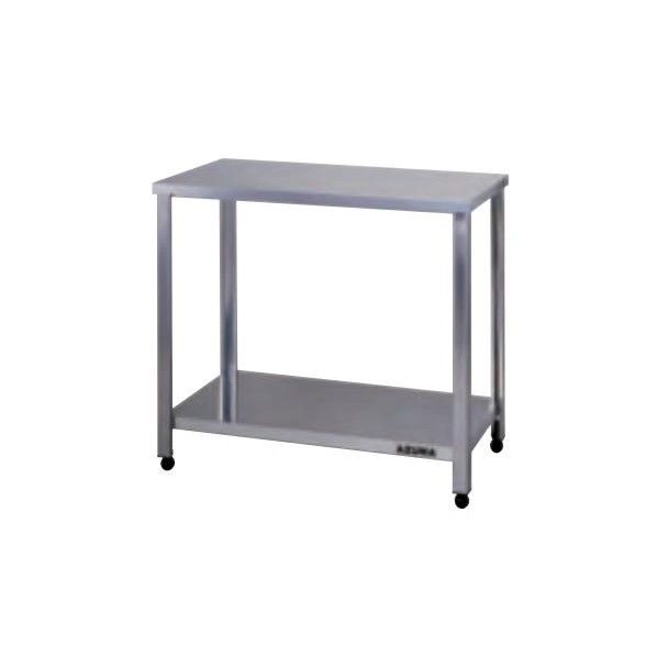 エスコ(esco) 750x450x800mm 作業台(二段/ステンレス製) EA956NA-2 1台【2506DFD_3】｜DIY FACTORY ONLINE SHOP