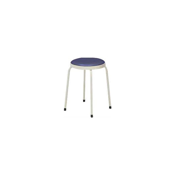 ※法人専用品※エスコ φ330x450mm 丸スツール(ダークブルー) EA956XN-26 1個【2506DFD_3】