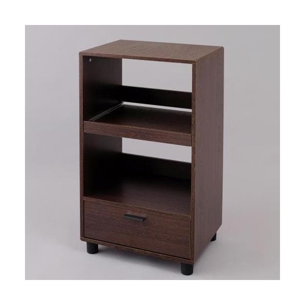 ※法人専用品※エスコ 500x370x938mm 収納ラック(ブラウンオーク) EA954FB-167 1台【2506DFD_3】｜DIY FACTORY ONLINE SHOP
