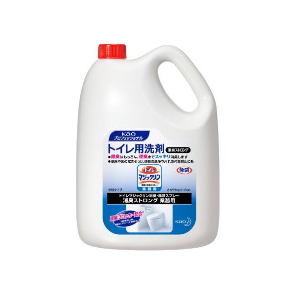 エスコ トイレ洗剤(マジックリン消臭ストロング/4個) 4.5L EA922KD-12A 1【2506DFD_3】｜DIY FACTORY ONLINE SHOP