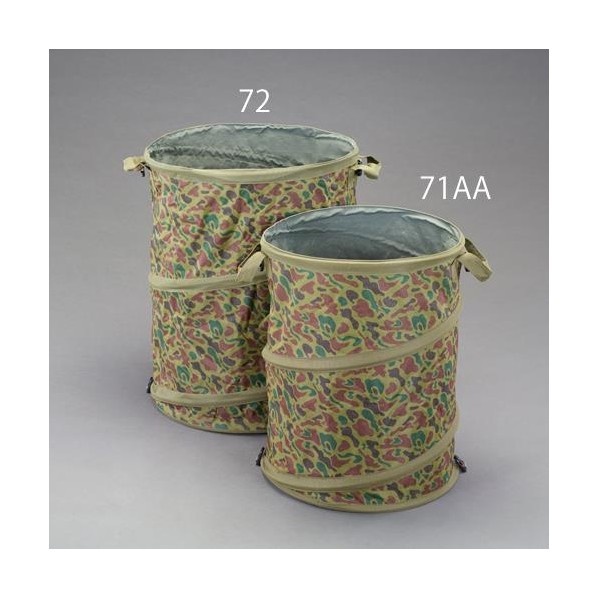 ※法人専用品※エスコ φ450x600mm/100L 自立型バケツ(フタ無/迷彩) EA925M-71AA 1個【2506DFD_3】