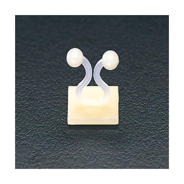 ※法人専用品※エスコ ツイストワイヤークリップ(100個) 20.6mm EA945AC-3 1袋【2506DFD_3】