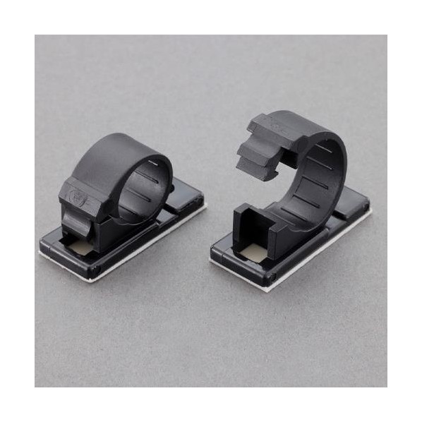 ※法人専用品※エスコ ケーブルクランプ(粘着付/100個) 14.0mm EA947FA-114 1袋【2506DFD_3】