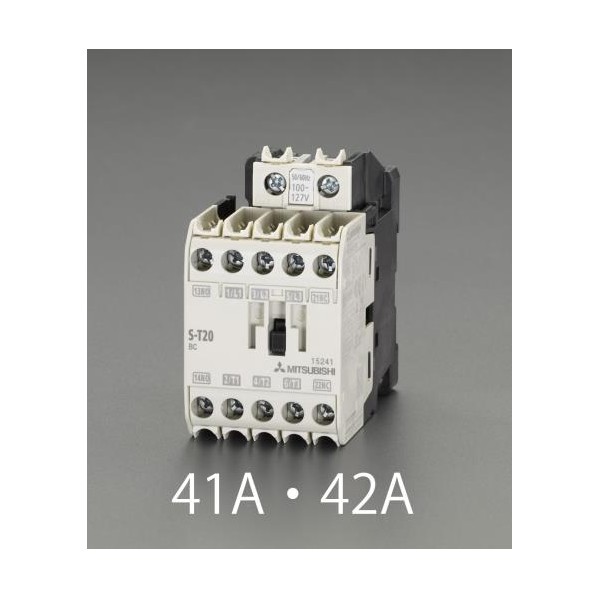 エスコ(esco) 100V/200V・5.5kW 電磁接触器(非可逆) EA940MW-51A【2506DFD_3】