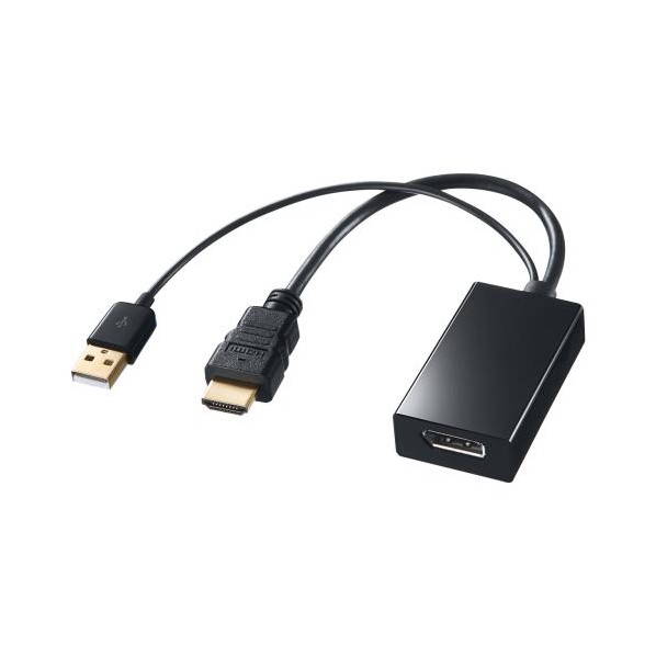 ※法人専用品※エスコ [HDMI-DisplayPort] 変換アダプター EA940PR-37 1個【2506DFD_3】