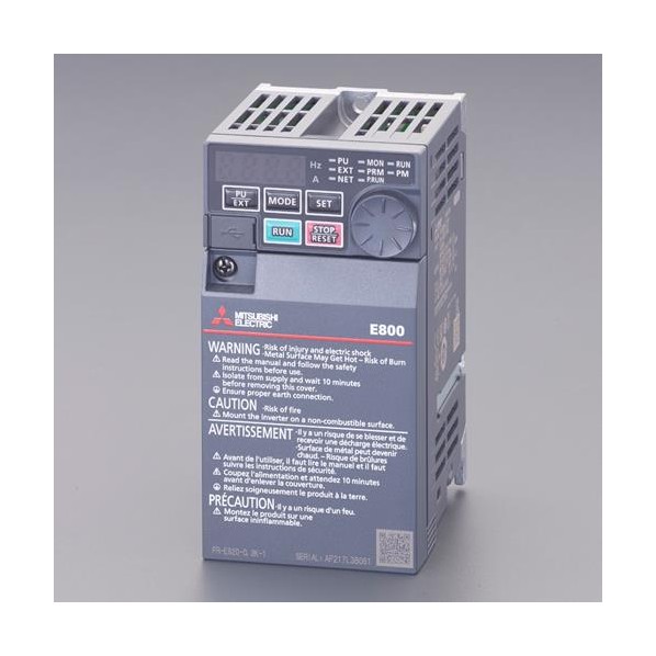 エスコ(esco) 200V/1.5 kw インバーター(3相モーター用) EA940MX-615A 1個【2506DFD_3】|DIY FACTORY ONLINE SHOP