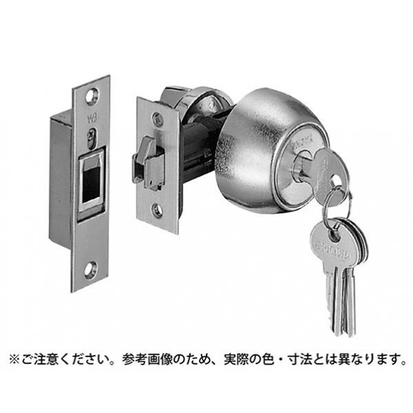 シロクマ 引戸用チューブラ鎌錠 玄関錠 ヘアライン 372-05 1個|DIY FACTORY ONLINE SHOP
