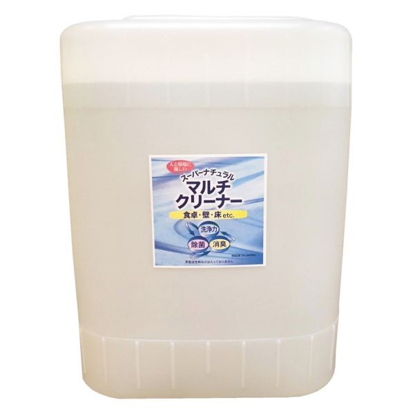 ドーイチ 強アルカリ電解水 スーパーナチュラル マルチクリーナー 20L 21300 透明 MC-20000|DIY FACTORY ONLINE SHOP