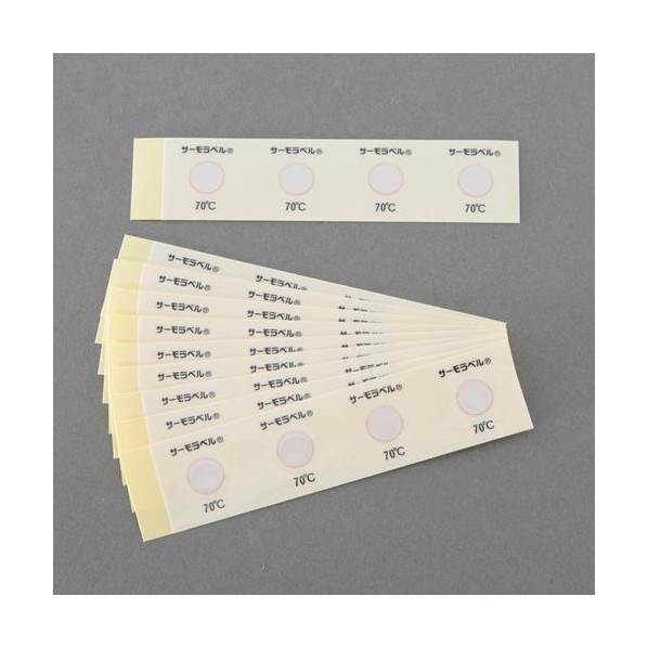 ※法人専用品※エスコ 95℃ 温度管理用示温材(サーモラベル/40枚) EA722ZB-95 1箱【2506DFD_3】
