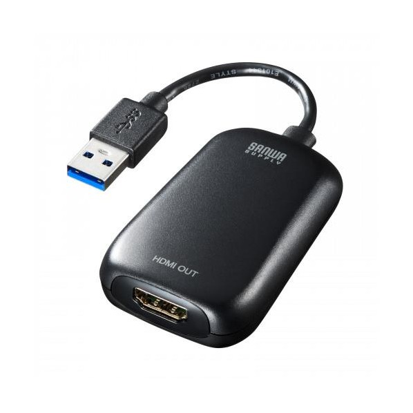 ※法人専用品※エスコ [USB3.0-HDMI] ディスプレイアダプター(1080P対応) EA764GY-172A 1個【2506DFD_3】