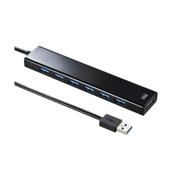 ※法人専用品※エスコ [7ポート] USB3.0ハブ(急速充電&同期ポート付) EA764AD-76A 1個【2506DFD_3】