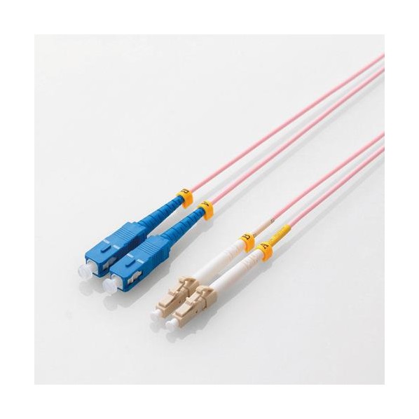 10m 光ファイバーケーブル(LCSC/マルチモード/ギガ対応) EA764CG-60 1個【2506DFD_3】|DIY FACTORY ONLINE SHOP