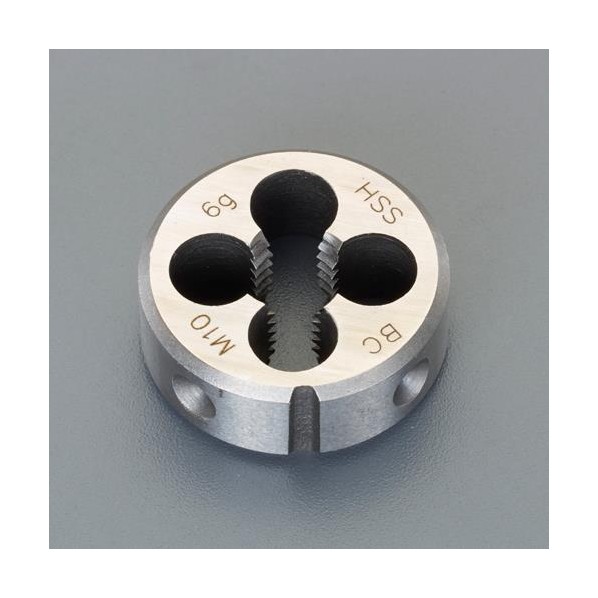 エスコ(esco) M 27x 3.0/65mm 丸ダイス(並目/HSS) EA829JH-27 1個【2506DFD_3】