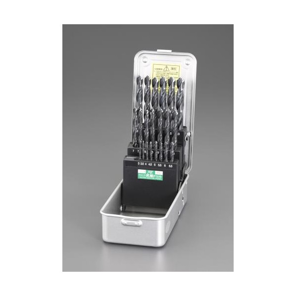 エスコ(esco) 3.0x13mmドリルセット[真円･高耐久](21本組/HSS) EA824BM-121【2506DFD_3】｜DIY FACTORY ONLINE SHOP 29,864円