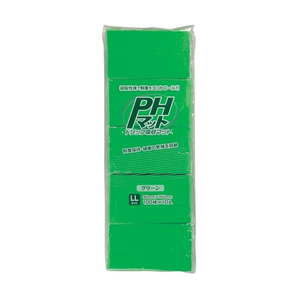 エフピコ商事 PHマットLL 緑 90×160 BFVE 1000枚×10袋