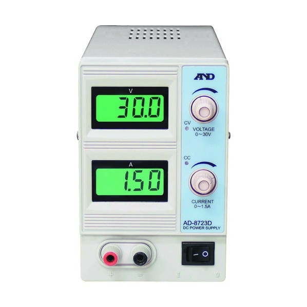 エー・アンド・ディ 直流安定化電源30V1.5A 336 x 145 x 210 mm AD8723D 1点|DIY FACTORY ONLINE SHOP