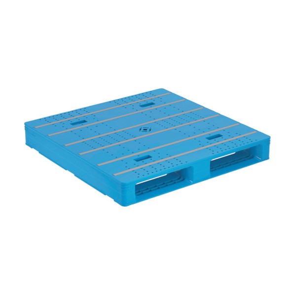 ※法人専用品※サンコー プラスチックパレット 840121 LX-1111D2-5 84012101BL503 1点|DIY FACTORY ONLINE SHOP
