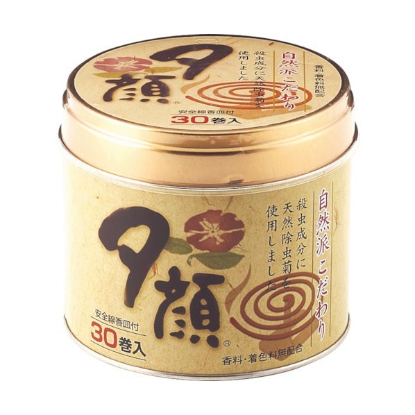 小久保 夕顔 天然蚊とり線香 缶入 T-8505 30巻×20缶