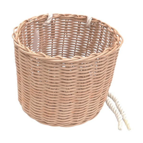 ※法人専用品※加藤伝蔵商店 PE腰籠 丸 ナチュラル F335 1個 x 8個