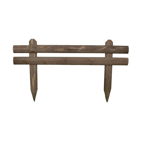 ※法人専用品※加藤伝蔵商店 DB丸太フェンス W90×H50cm G068 1点 x 6個