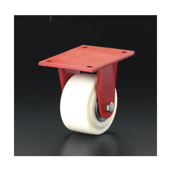 エスコ 250mm[固定金具付]ナイロンキャスター EA986KX-250 1｜DIY FACTORY ONLINE SHOP