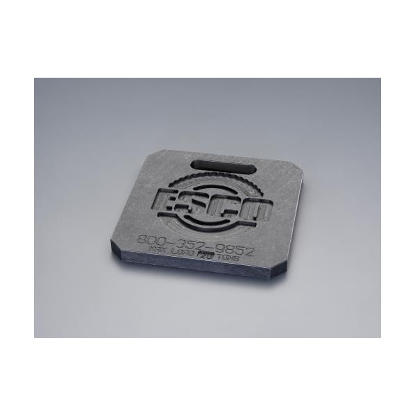 エスコ 300x300mmジャッキ用プレート EA993DS-11 1｜DIY FACTORY ONLINE SHOP