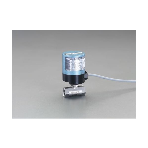 エスコ(esco) Rc3/8''電動式ボールバルブ(AC100V/ステンレス) EA470BH-3【2506DFD_3】