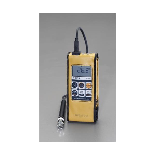 エスコ(esco) -30°/＋400℃防水型デジタル温度計 66(W)×25(D)×175(H)mm EA701SA-20【2506DFD_3】