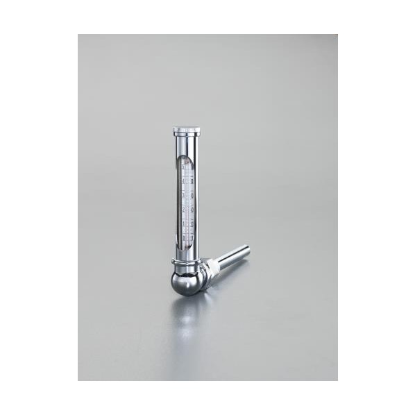 エスコ(esco) 0-50℃/100mm丸型保護枠付温度計(L型) EA727AD-15【2506DFD_3】|DIY FACTORY ONLINE SHOP