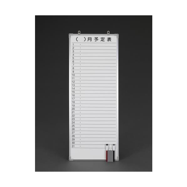 エスコ(esco) 900x 350mm 予定表ボード EA761LC-6B【2506DFD_3】